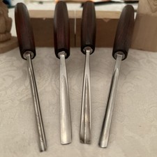 Swiss Style 4 Gouge Detail Set, 12 / 8, 7 / 8, 8 / 4, 11 / 3, ProSharpen W/ Case picture
