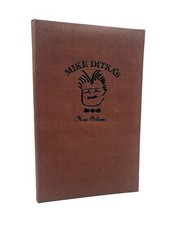 VINTAGE Mike Ditka New Orleans Restaurant Menu Cover Football Leather Caricature picture