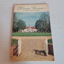 1974 Mount Vernon Illustrated Handbook George Washington Virginia Souvenir Book picture