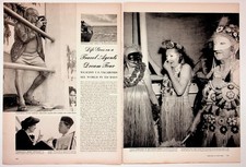 1940s Travel Agents Dream Tour Magazine Ad Pages Dunhill Puss N Boots picture