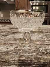 Vintage (1) Waterford Crystal Colleen Champagne Wide Sherbet Short Stem picture