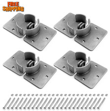 4 Pack Puck Locks & Hasps, Hidden Shackle, Keyed Alike Steel, Trucks/Gates/Vans picture