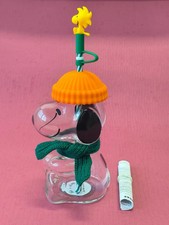 2026 Starbucks x Peanuts® Snoopy Clear Glass Cold Cup Tumbler With Straw Hat picture