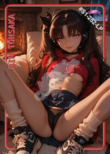 Rin Tohsaka Fate/Stay Night Custom Sexy Anime Waifu Trading Card Standard picture