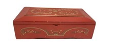 Vintage Princess Marcella Borghese Wood Trinket Music Box picture