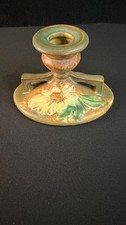 Early Roseville Pottery Candle Holder from the Dahlrose line 1928 picture