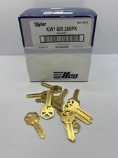 Kwikset Key Blank 250 Pack Brass KW1 LOCKSMITH picture