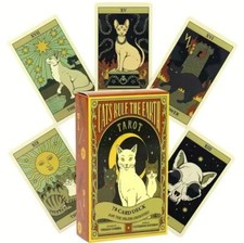 Cats Rule the Earth Tarot Deck – 78 Cards – Cute Cat-Themed Divination Gift Set picture
