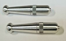 TWO SILVER ZEPPELIN PIPE* MADE IN USA*  SNEAK A TOKE *HIGH QUALITY * picture