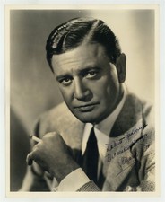 Richard Dix 1937 Hand Signed 8x10 Handsome Hollywood Actor Photo Portrait J14211 picture