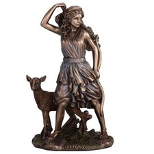 Veronese Design 6 1/2 Inch Artemis The Greek Goddess of The Hunt Cold Bronze picture