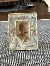Decorative Baby Shoes Photo Frame with Floral Design (2x3 Photo) picture