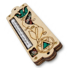 Star of David Mezuzah with Shema Israel Scroll picture