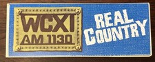 WCXI 1130AM Detroit Real Country Radio Station Sticker picture