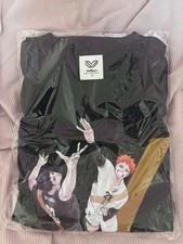 Haikyuu SV League Collaboration T-Shirt Hinata Kageyama Black L Used Age 14+ picture