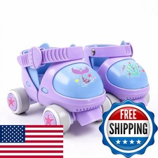 Mpoutik Kids Children's Adjustable Quad Roller Skates Wheels Lock Boys Girls picture
