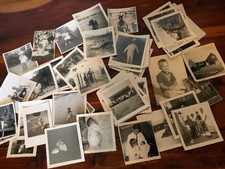 Black & White Photograph Lot Of 100 Random Found Photo Snapshots Vintage Photos picture