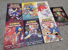 Archie Sonic Universe Graphic Novels 1-6 and 8. picture