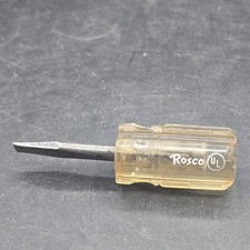 VINTAGE ROSCO STUBBY SLOTTED SCREWDRIVER picture