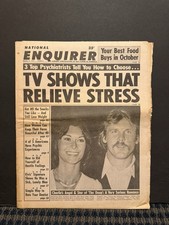 1977 Oct 4th National Enquirer Newspaper, Kate Jackson, Nick Nolte  (VRN10J) picture