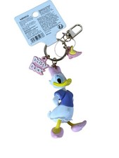 Miniso Disney Daisy Duck 3D PVC Keychain With Charms Bag Clip  READ CONDITION picture