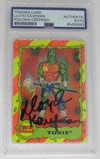 Lloyd Kaufman Toxic Avenger card signed autographed Troma films owner PSA picture