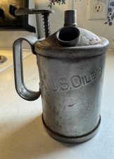 Antique U.S. Oiler Pump Oil Can F. JADEN MFG. Co. Hastings Nebraska ~RARE~ picture