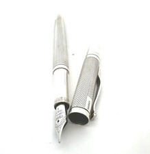 Yard-O-Led Viceroy Grand Barley 925 Sterling Silver 18k B Nib Fountain Pen picture