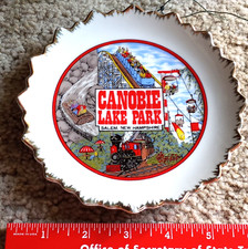 Vintage Canobie Lake Park Salem New Hampshire Small Collector Plate NH picture