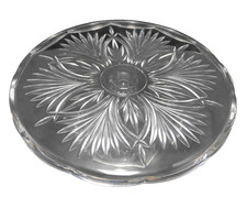 Royal Limited Bohemia Czech Lead Crystal Cake Stand 11 1/2 IN picture