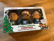 NEW A Philly Special Christmas Holiday Huddle Plush Collector-Jordan,Jason,Lane picture