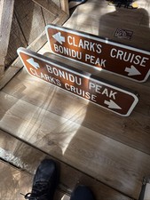 Vintage USFS US Forest Service National Park Trail Signs  picture