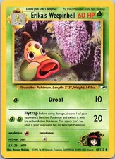ERIKA'S WEEPINBELL 48/132 GYM HEROES HP picture
