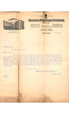 Simmons Hardware KEEN KUTTER Letterhead 1901 St Louis MO Order Issue Paper picture
