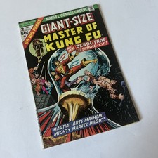 VTG 1974 Marvel Comics Giant Size MASTER OF KUNG FU #2 Death-Trap for Shang-Chi picture