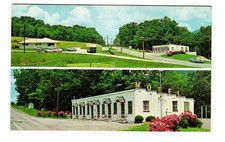Hedrick's 4-U Restaurant and Motel Mouth of Seneca WV VTG postcard UNP picture