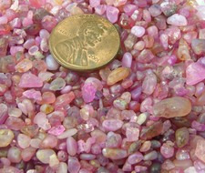 20.00Ct or 4g Vietnam 100% Natural Pure Raw Pinkish Red Ruby Sapphire Rough  picture