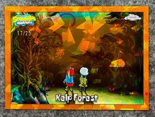 2025 Topps Chrome SpongeBob Sapphire Kelp Forest /25 Orange Refractor picture
