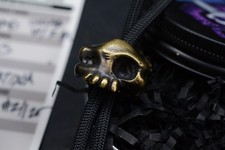 RARE Inky EDC x KRAKEN SKULL Antique Patina Brass Bead w/ COA Re ScoopyLoops picture