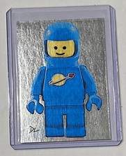 LEGO Space Man Platinum Plated Artist Signed “Established 1949” Trading Card 1/1 picture