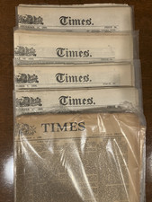 The London Times - Victorian ORIGINAL - Newspaper - 1889, 1898, 1950 picture