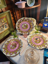 Vintage Love Story/Courting Couple JKW Porcelain Plates picture