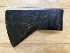VINTAGE EUROPEAN/SOUTH AMERICAN PATTERN LARGE AXE HEAD- **CRACK IN POLL** picture