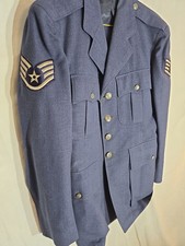 ORIGINAL WW2 ERA USAAF BLUE SERVICE DRESS Blazer Jacket Size 38 picture