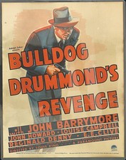 🎥 Bulldog Drummond's Revenge Movie Poster - 1937 - 24x32 Vintage Print picture