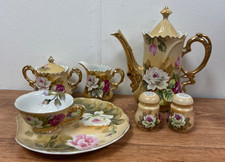 LEFTON CHINA HERITAGE Pot, Creamer, Sugar, Cup & Saucer Plate, Salt & Pepper picture