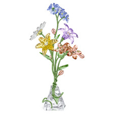 Swarovski Crystal Florere Flower Bouquet Small, Multicolored Figurine 5744604 picture