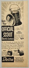 1955 Print Ad Delta PowerLite Electric Lanterns Boy Scouts Marion,Indiana picture