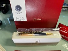 *** Cartier  Panthere Mint Vintage Black Ball Point Perfect Black Complete *** picture