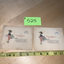 WW1 US Christmas Cards From 106th And 302rd Infantry- G525 picture